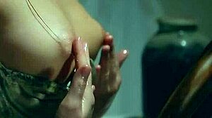 Kinky Abandoned Bride Fingers Wet Pussy to Explosive Orgasm