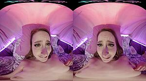 vrallure masturbates with toys in pov