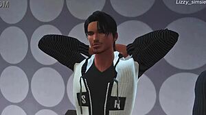 Horny stepsister fucked by stepbrother and stranger