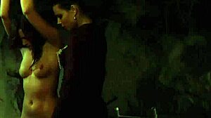 Bound Submissive Lesbian Teen Slave Gets Whipped And Touched By Punishing Hardcore Mistress In Bondage Play