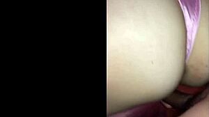 French amateur in satin panties getting fucked