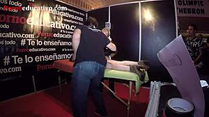 Masaje erótico de nuestro sex coach a ana marco