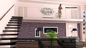 Dreams of desire - alex watching jenna while she changing her dress & landlady fingering jenna in dream world