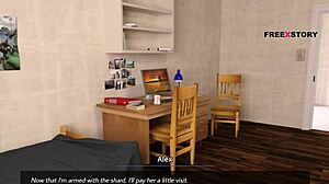 Dreams of desire - alex watching jenna while she changing her dress & landlady fingering jenna in dream world