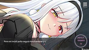 Anime witch trapped in sexual prison game