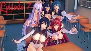 Akeno Has a Surprise in HS DXD NTR Madness 7!