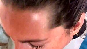 blonde cum eater with friend in liquid lunch scene, she's such a slut girlfriend 😏