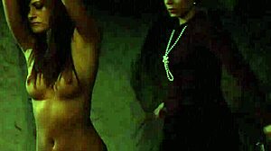 Bound Submissive Lesbian Teen Slave Gets Whipped And Touched By Punishing Hardcore Mistress In Bondage Play