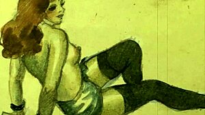Vintage erotic drawings spark deep nostalgic feelings.