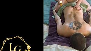 Chubby Mommy Swallows Creampie Blowjob!