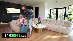 Desperate Nanny Goes Wild for Cash in Hardcore Action - TeamSkeet