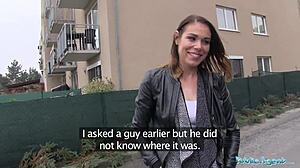 Public agent scores a backseat creampie with Jessica Beil and her soaked pussy