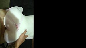 Sexy redhead with nice ass bends over for deep doggystyle pounding by eager stud