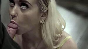 kinky teen 18+ stepdaughter gets spitroasted in threesome 😈