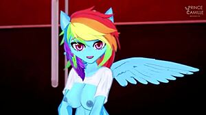 rainbow dash wants me to ride her after gropin each other in my little 18+ pony