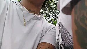 Two Horny Colombian Lesbian Amateurs Get Atrevidas Masturbating Big Ass Pussies In Public Park With Muff Diving