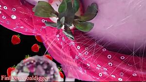 Food Porn In Financial Domination Style With Glasses And Fetish Masturbation.