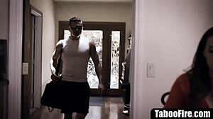 Stepbrother and Stepsister Battle Over Stepmom's Attention in Taboo Clash