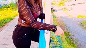 Conoci UN CHICO En El Parque Y Terminamos FOLLANDO Sin Condon - Se Siente RICO!