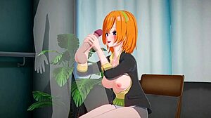 i moan with yotsuba nakano in 3d hentai sex