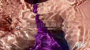 busty pinay shows her big tits while masturbating at the pool!