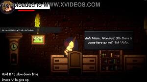 I explore drain mansion in this hentai game