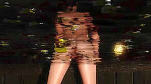 Doa5 kokoro in gravure studio close-up