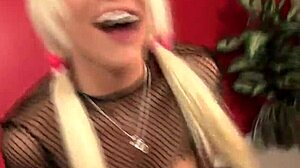 Sexy maid stevie shae spreads legs on desk for bent over doggystyle cock fucking!