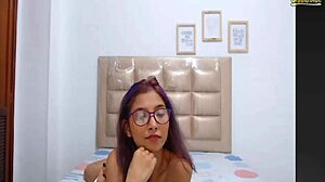 Cute Petite Latina Teen Masturbates On Webcam