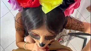 Karol Smith Sexy Catrina Has Fun With Her Ex-Husband