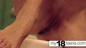 My18teen 18+s - sexy girl fingering pussy and real orgasm?