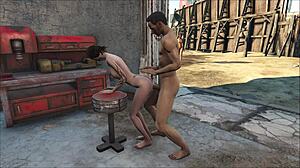 fo4 the throne fucking scene