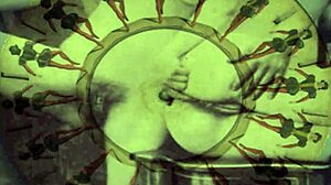 Vintage Cartoon Illustration from Antique Retro Collection