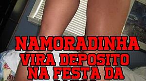 i'm telling this erotic story 'bout my girlfriend becoming a cum deposit at the party.