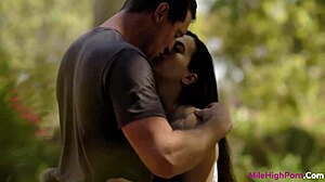 Abbie Maley, wanna deepthroat big cock in mixed family drama? Wow!  