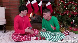 Who Wins The Secret Santa Blowjob From Laney Grey And Bailey Blaze?!