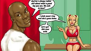 Two Blondes In Cartoon Adventure