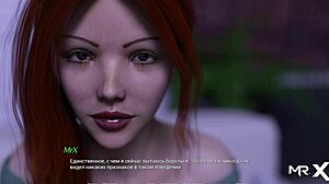 pretty babe gives acting lessons in hentai game