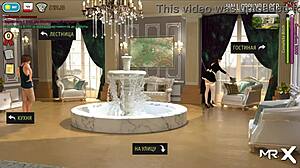 fashionbusiness episode with first time pole dancing in 3d cartoon