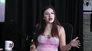 Think you're a naughty girl like Andriza Haack in sheer red, best at blowjobs?