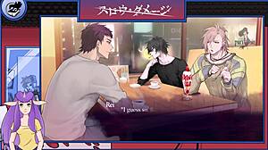 slow damage part 2 with muscular bodybuilder characters