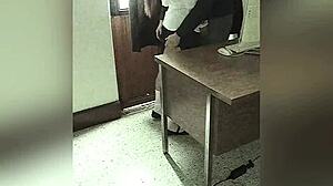 teacher fucks mexican student office