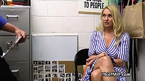 milf gets fucked for stealing