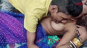 Newly married Indian girl bangs skinny hot devar in hardcore action
