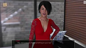 bent over brunette with big tits rides monster cock in cowgirl position knockout master 2