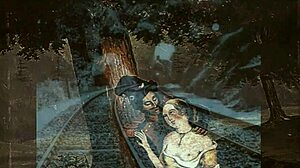 Vintage Cartoon Hentai Illustration From Retro Era