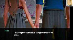 my new family episode 186, with redhead in erotic scenes