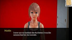 my new family episode 186, with redhead in erotic scenes