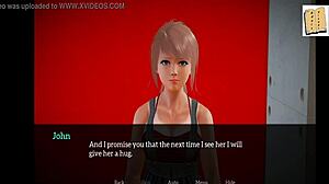 my new family episode 186, with redhead in erotic scenes