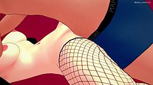 Hot Girlfriend In Fishnets And Enderman Mask Ready To Fuck Hentai 3D Minecraft